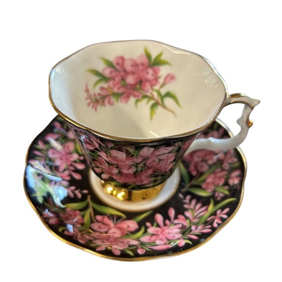 Royal Albert Provincial Flowers Fireweed Tea Cup and Saucer - Picture 3 of 7
